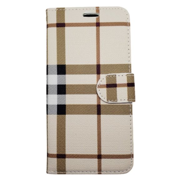 iPhone 13 models Valreda LUXion Plaid Flip Wallet Case - Picture 2 of 4